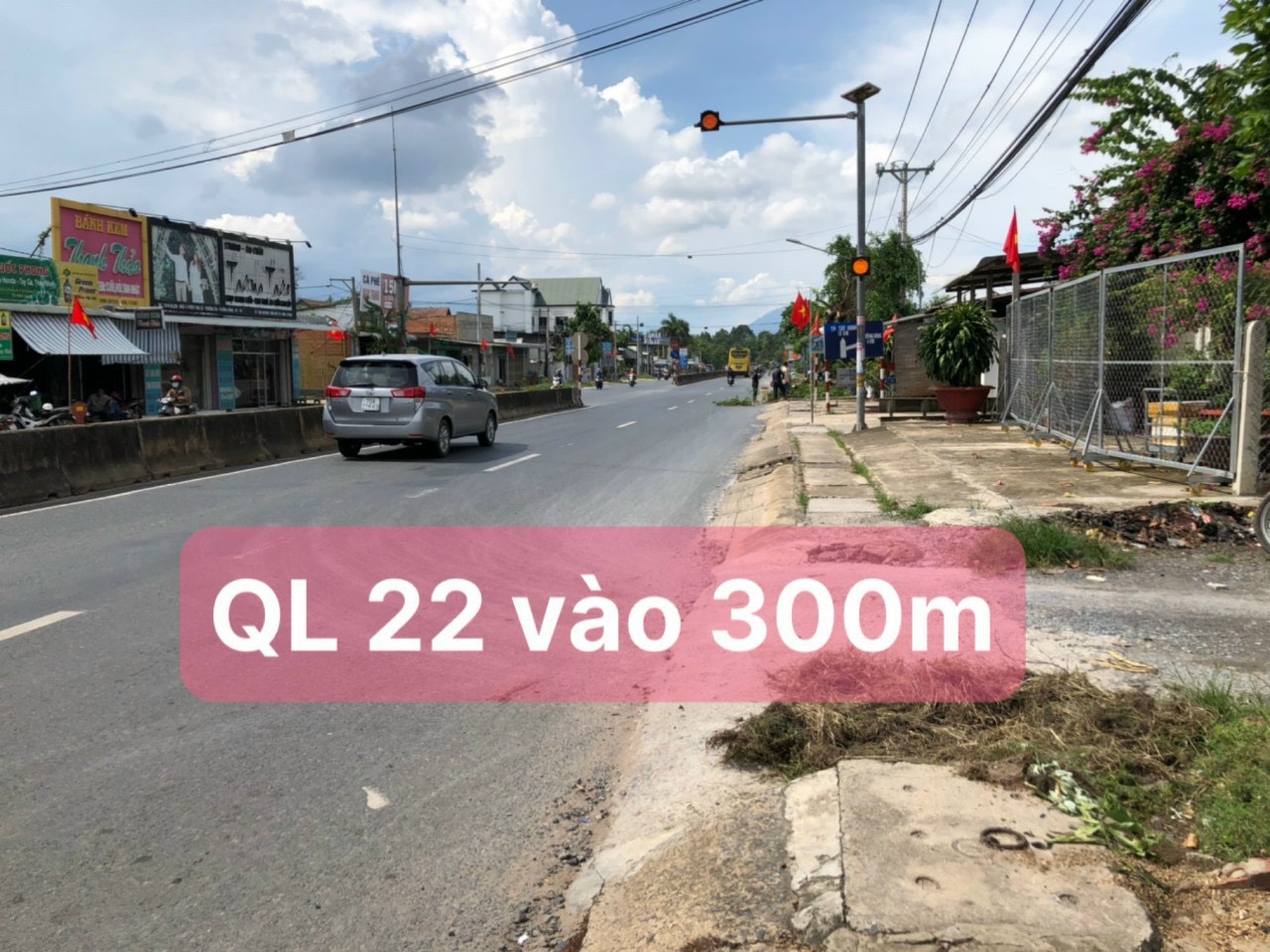 Cần bán lô đất góc 2 MT 6 x 21m full thổ cư tại xã Long Hoa - Tây Ninh
