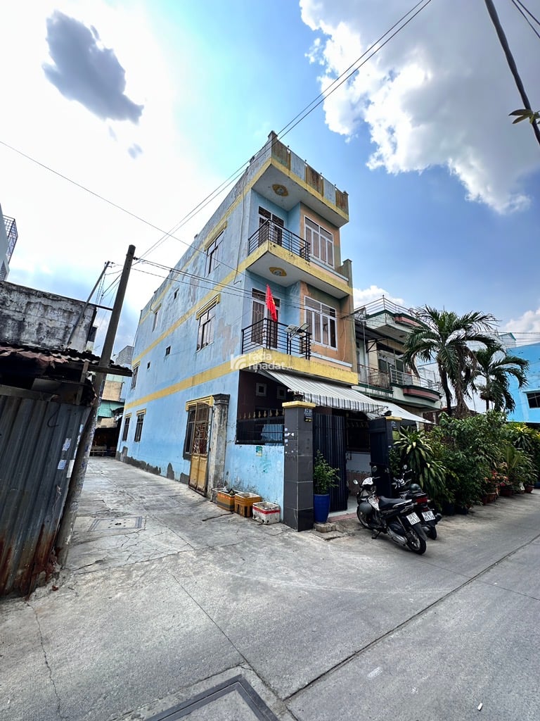 Lô Góc 2 Mặt Tiền Ngay Trường Phan Chu Chinh Tân Phú Thông Luỹ Bán Bích - 79,8M2 - N4x20 - 4 Tầng 