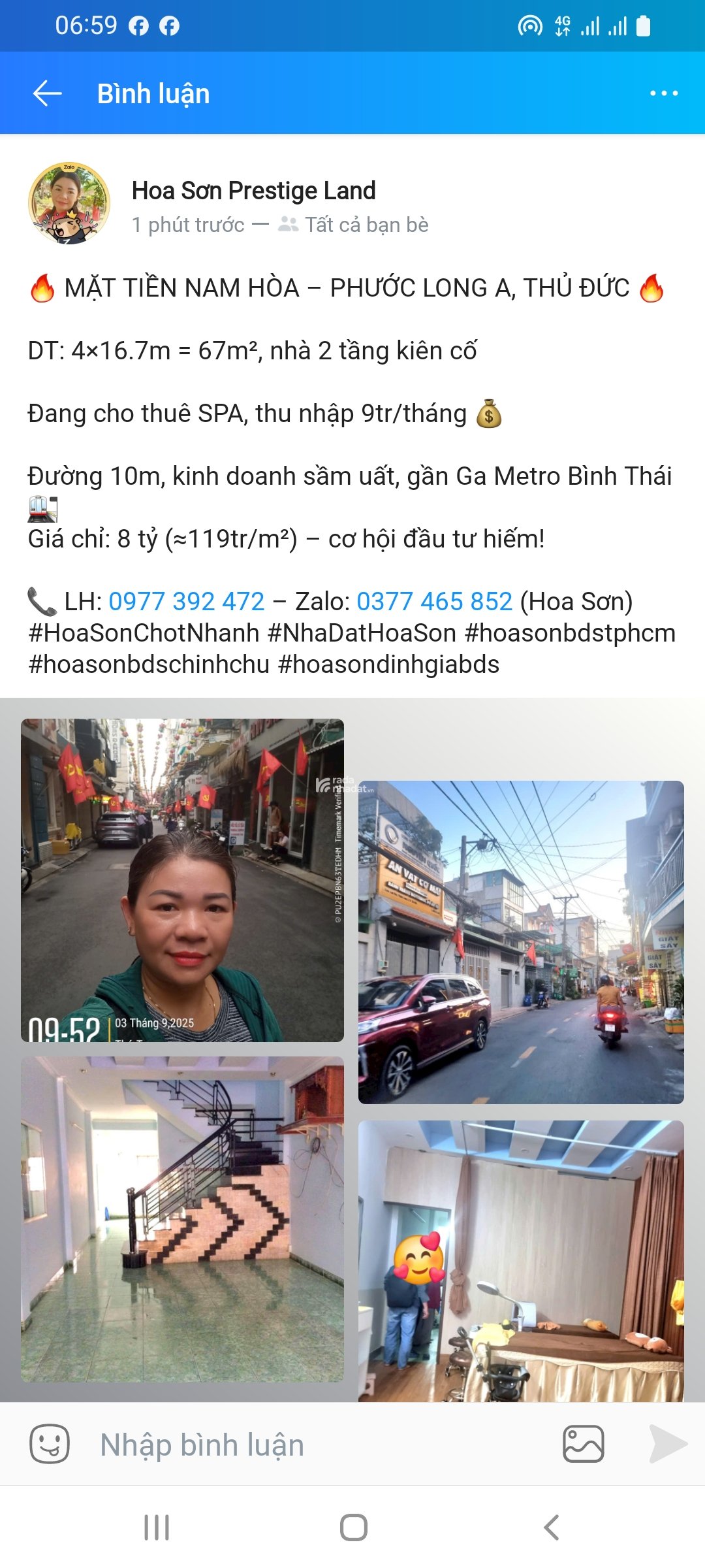 BÁN NHÀ MTKD SẦM UẤT _2 TẦNG_BTCT_ MÊTRO BÌNH THÁI_NAM HÒA _P.LONG A_T. ĐỨC_8TL CHÍNH CHỦ