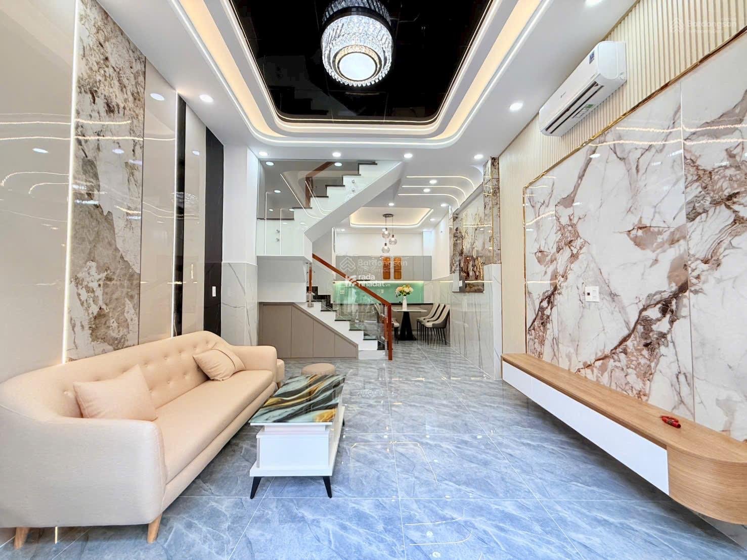 NHÀ MỚI XÂY HAI CĂN LIỀN KỀ 56m2 (4X14M) - 4 LẦU BTCT - NGAY CHỢ PHAN VĂN TRỊ