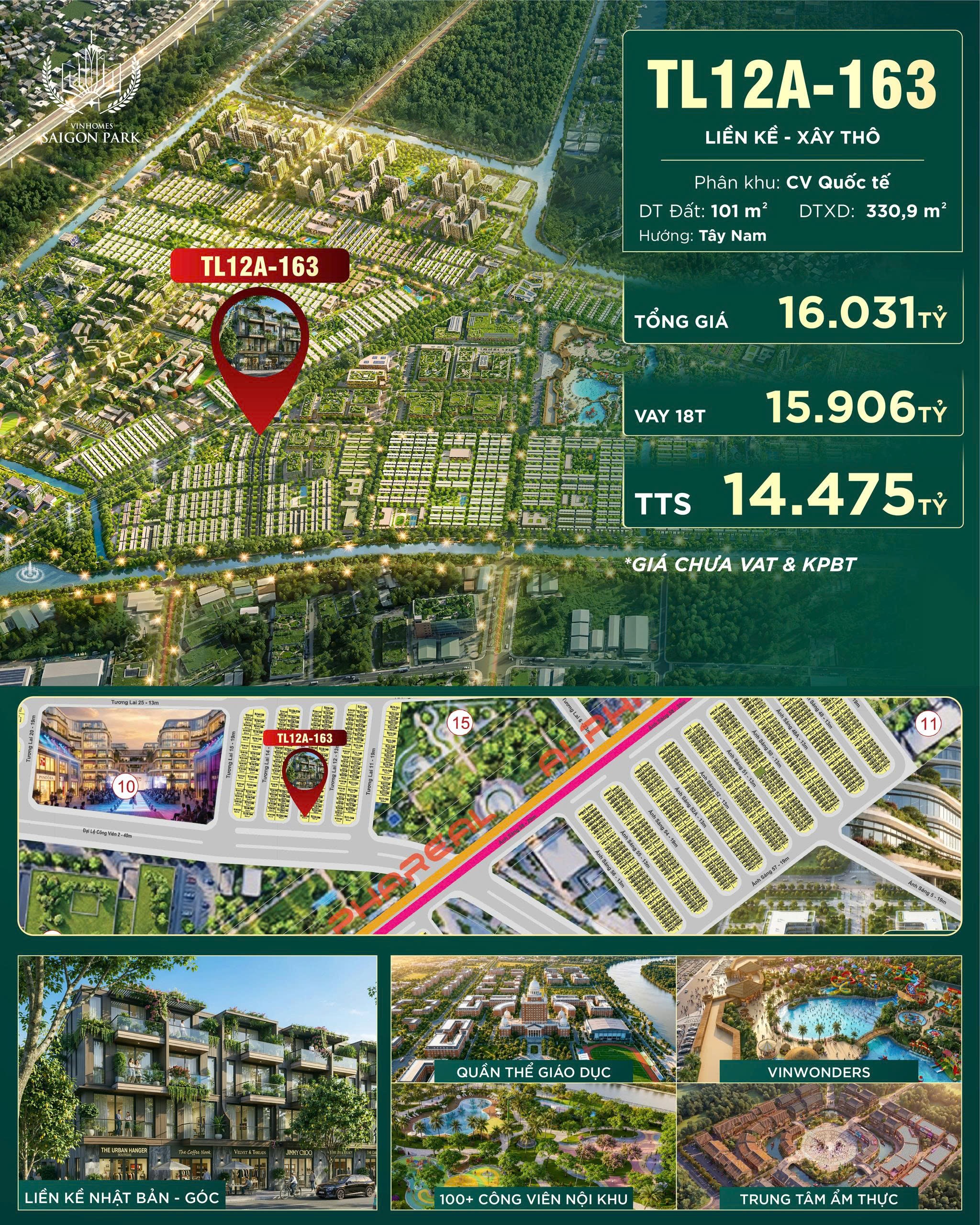 SIÊU DỰ ÁN VINHOMES SG PARK HÓC MÔN