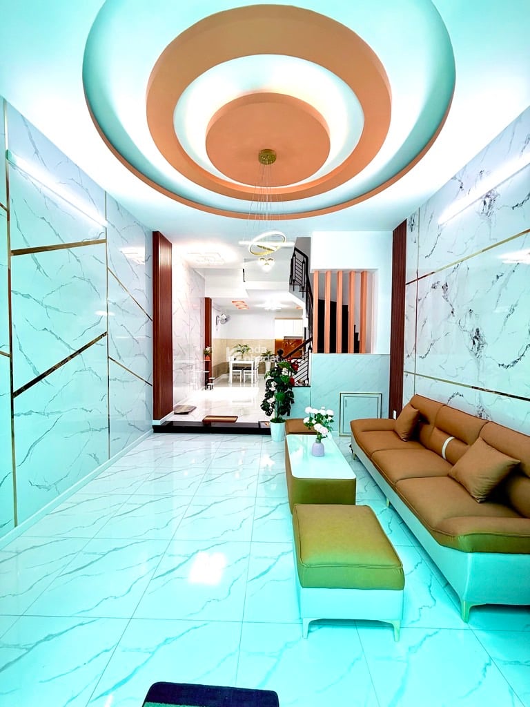 gò vấp 4 tầng, 4 phòng ngủ hẽm 4m