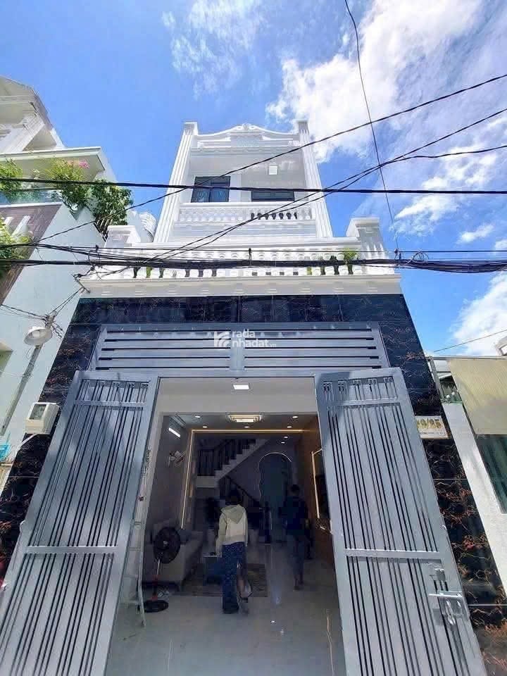 Bán nhà mới keng 4x14m.Xây 3 Lầu .hẻm ô tô Đường HT45.phường HIỆP THÀNH.Q12