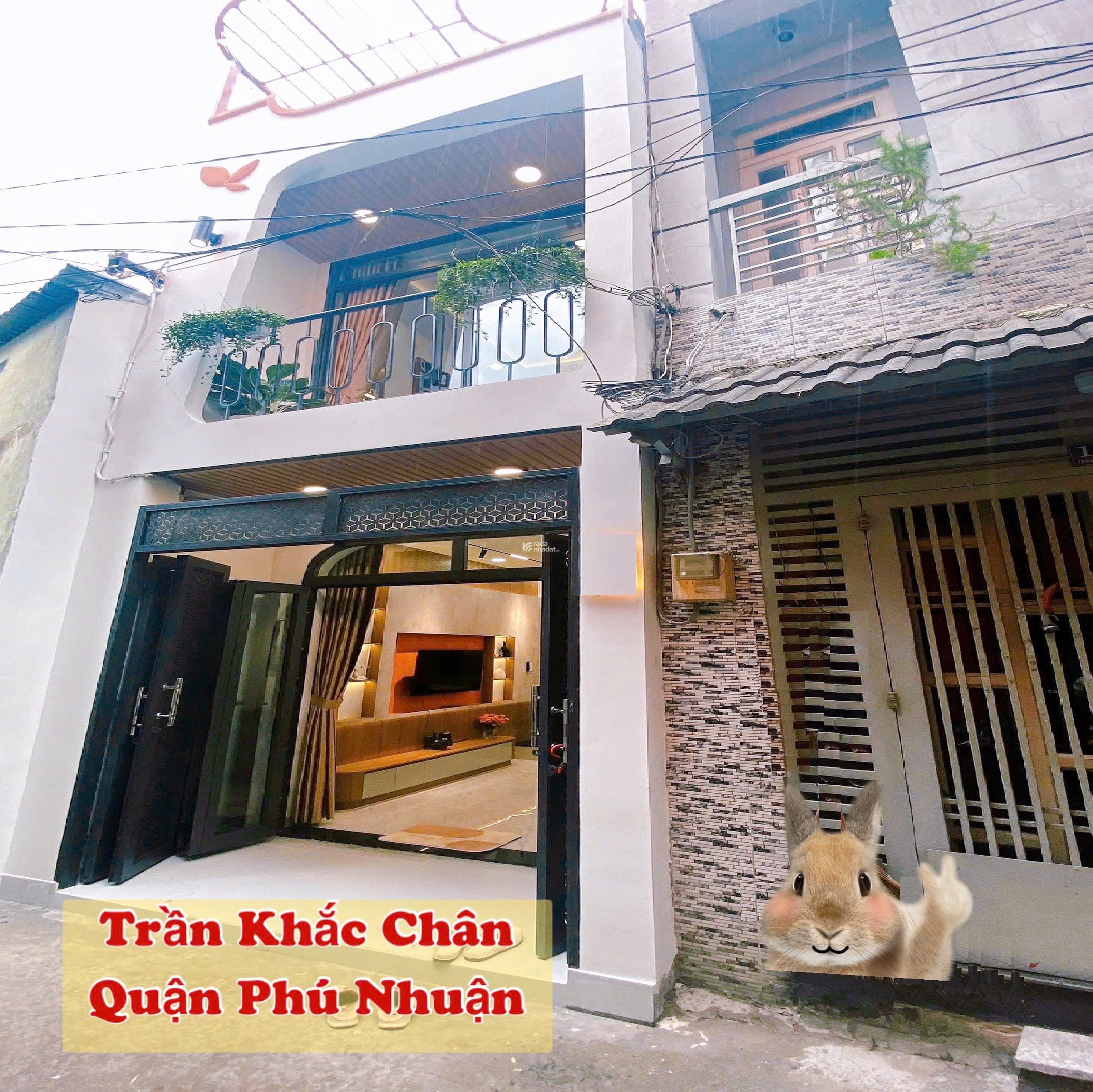 Bán nhà mới Trần Khắc Chân - QUẬN PHÚ NHUẬN - Sổ vuông 45 m2 - 2 Tầng - 4.85 tỷ