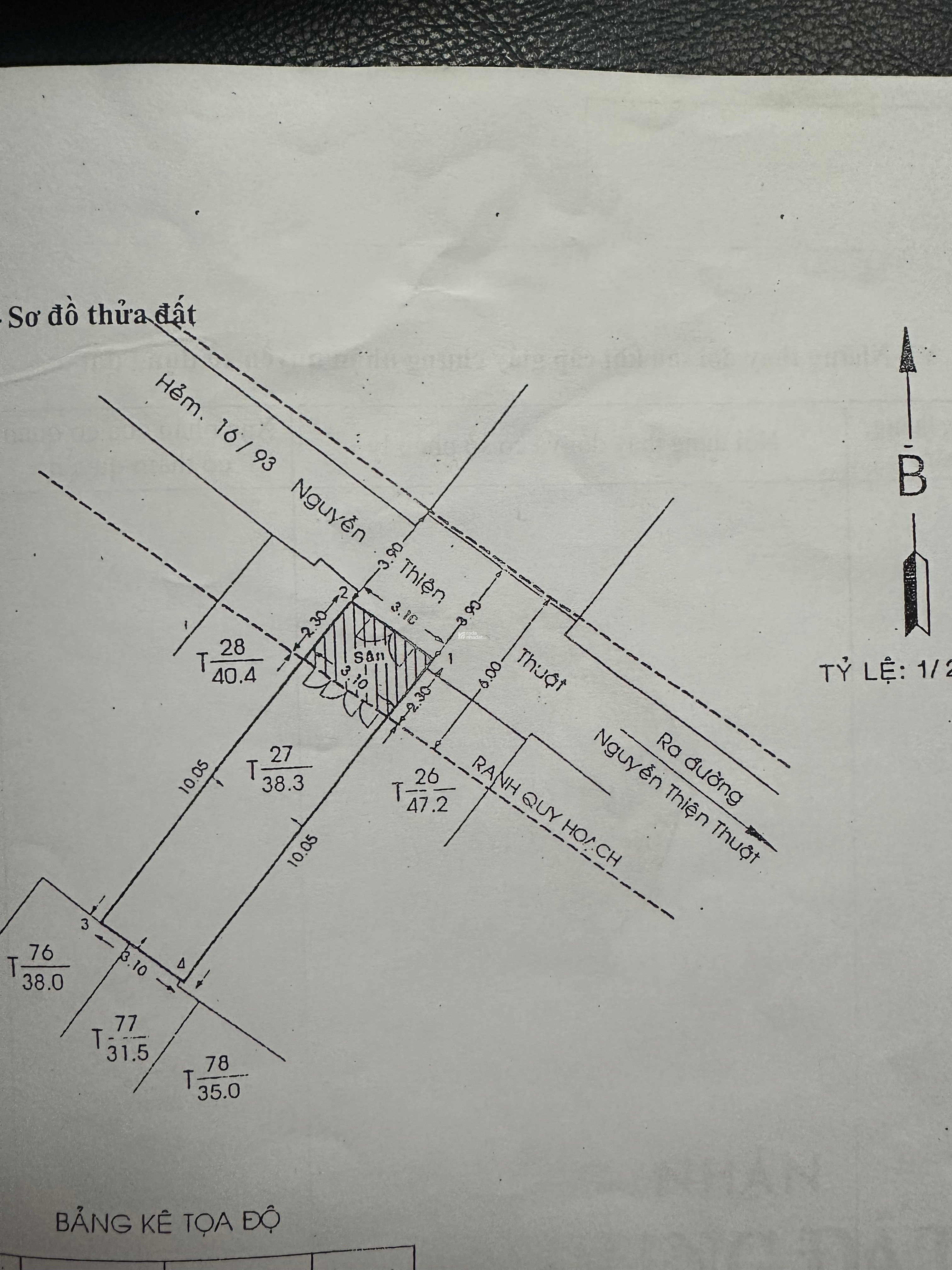 Bán nhà trung tâm Phường Bàn Cờ-Quận 3 cũ- giá 10 tỷ đ