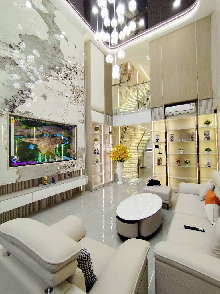 Nhà  5 tầng mới xây  thang máy  80m2  hẻm xe hơi Nguyễn Văn Khối  Gò Vấp  chỉ 13,5 tỷ