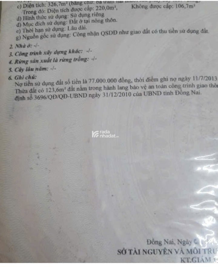 Bán Đất mặt tiền trung tâm, đầu tư sinhh lời.