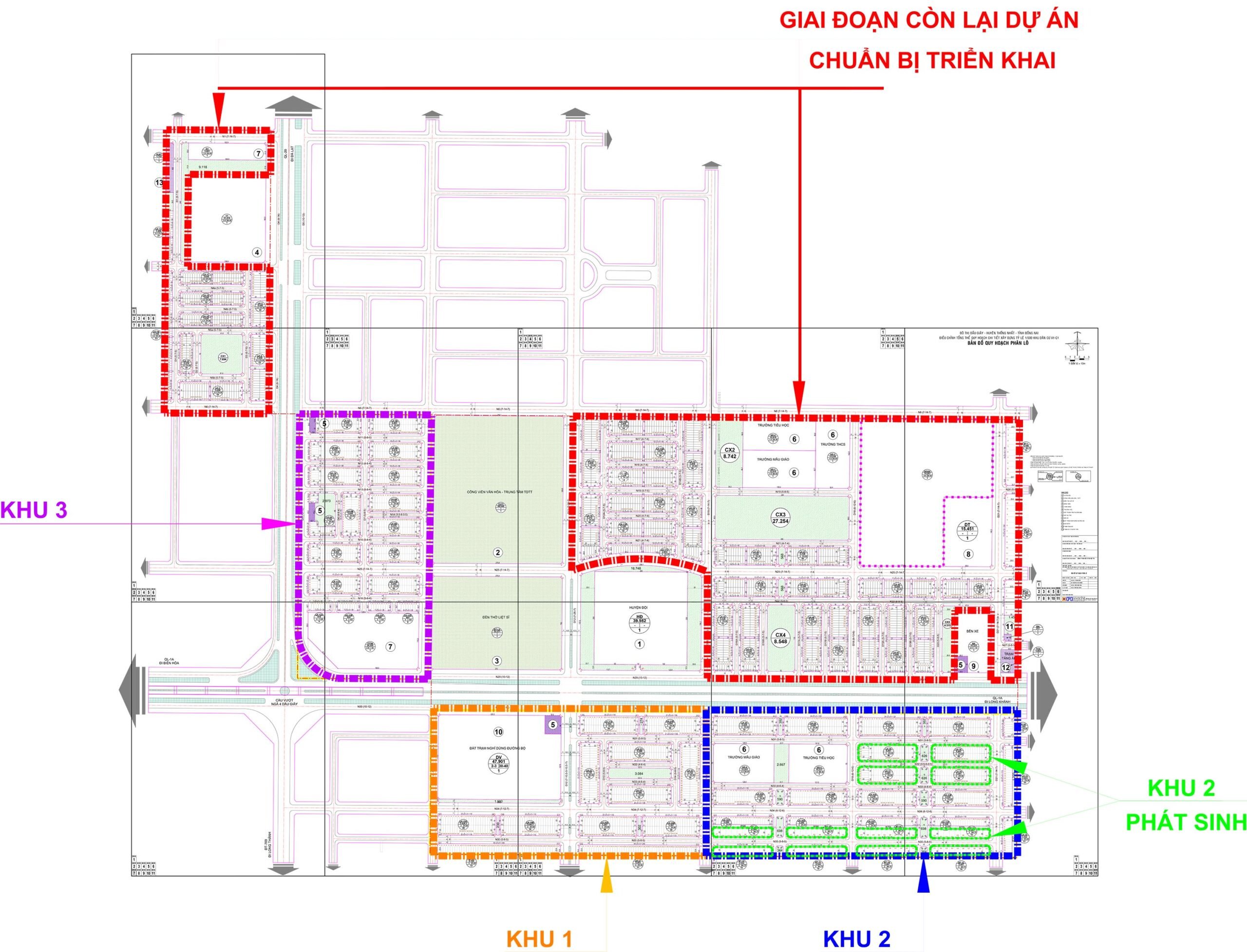 ĐẤT NỀN - NHÀ PHỐ TRUNG TÂM HÀNH CHÍNH XÃ DẦU GIÂY