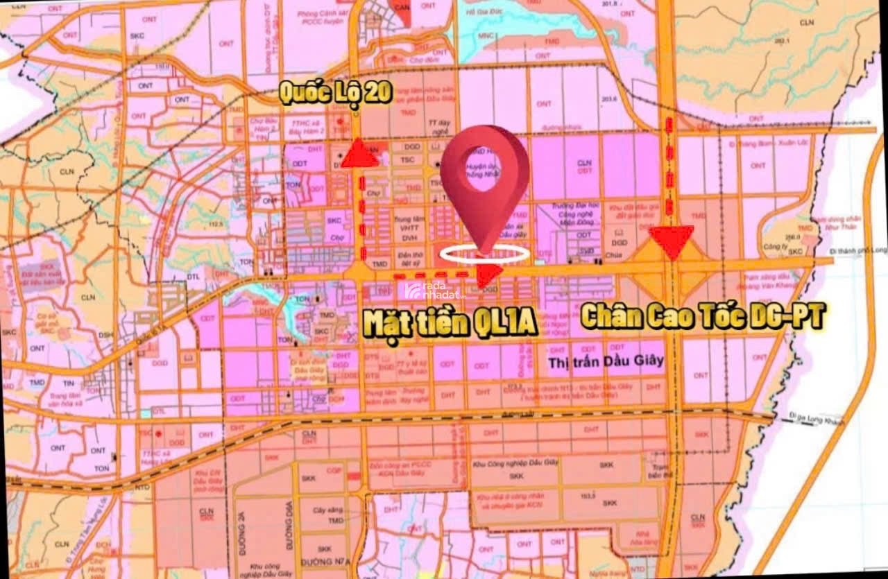 ĐẤT NỀN - NHÀ PHỐ TRUNG TÂM HÀNH CHÍNH XÃ DẦU GIÂY