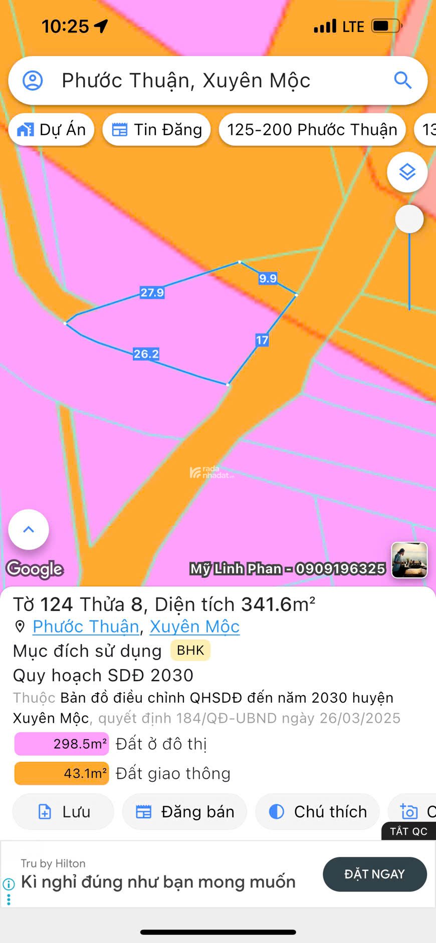 Chuyển nhượng khu đất View Mặt Tiền suối  ODA Rẻ Nhất Hồ Tràm