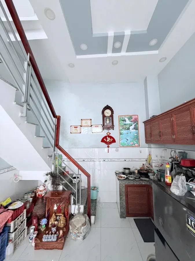 NHÀ 3 TẦNG - HẺM XE TẢI 8M THÔNG TỨ TUNG, ĐƯỜNG LÔ TƯ 3 TẦN ,4PN,GIÁ 3TỶ6