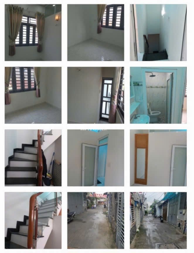 Bán giá 2,9 Tỷ, nhà mới, đẹp đúc thật trệt, 1 lầu 4m x6,5m hẻm thông đg 59 P14 Gò Vấp