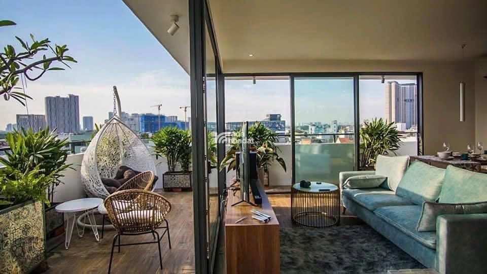 Căn Hộ Penthouse 2 Phòng Ngủ Quận 2 Gần Quận 1 - Duy Nhất Trong Tòa, View Đẹp, Giá Hấp Dẫn