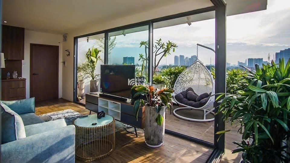 Căn Hộ Penthouse 2 Phòng Ngủ Quận 2 Gần Quận 1 - Duy Nhất Trong Tòa, View Đẹp, Giá Hấp Dẫn