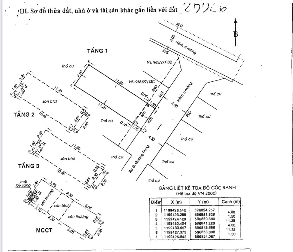 BÁN NHÀ QUANG TRUNG - GÒ VẤP - DIỆN TÍCH 52m - NHÀ 4 TẦNG, 5 PHÒNG NGỦ, FULL NỘI THẤT - CHỈ 8.5 TỶ 