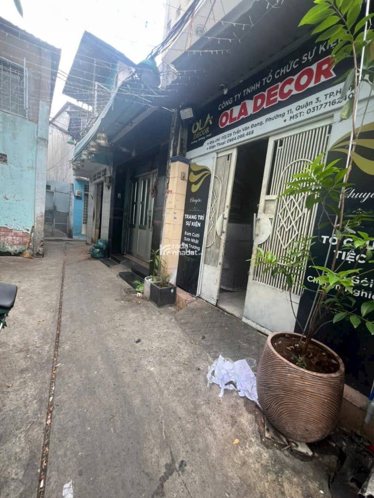 BÁN NHÀ ĐƯỜNG TRẦN VĂN ĐANG QUẬN 3 - GIÁ 6 TỎI