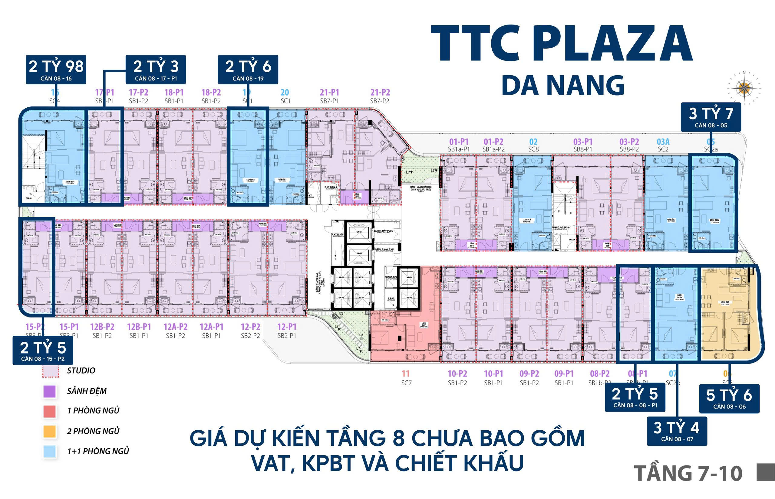 CHỈ 800 TRIỆU VỐN BAN ĐẦU, NHẬN CĂN HỘ FULL BẾP - TTC PLAZA ĐÀ NẴNG