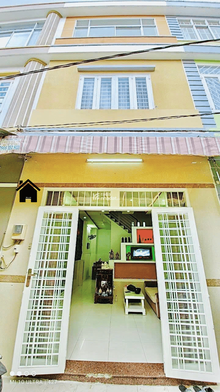 NHÀ TÂN PHÚ  4PN  2 Lầu  ST, 40m2 (4x10), GÍA 5.38 TỶ TL, PHÁP LÝ CHUẨN, XD ĐỦ