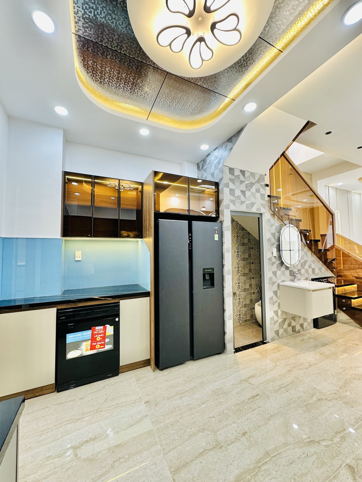 Nhà đẹp thiết kế linh lung FULL nội thất cao cấp Khuông Việt , Phú Trung, Tân Phú chỉ 7.65 tỷ