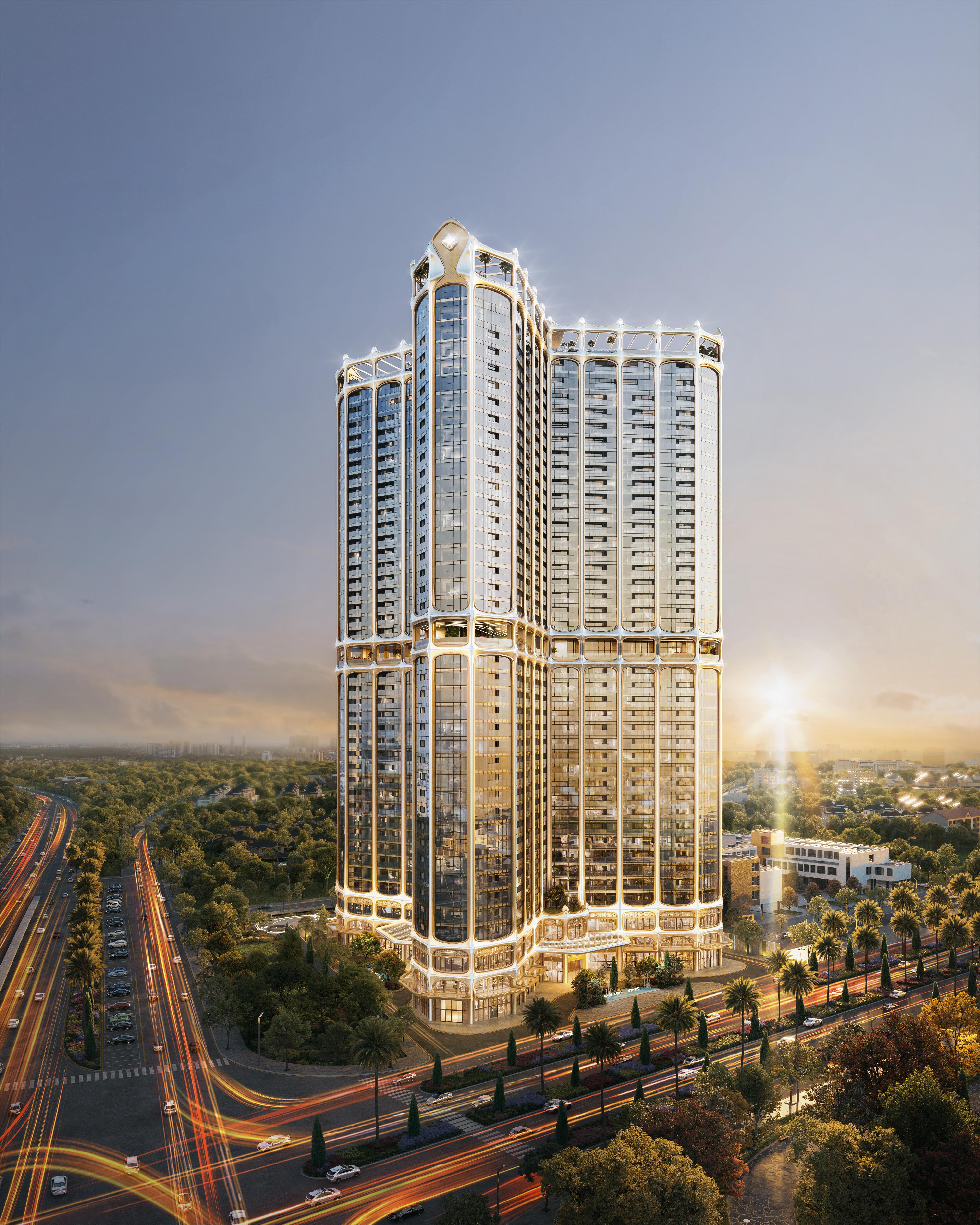 BÁN CĂN HỘ GOLDEN CROWN HẢI PHÒNG - 2PN VIEW TRUNG TÂM 81,6M2- SỔ ĐỎ -GIÁ TỐT
