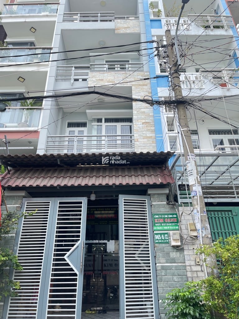 NHÀ HẼM12M,QUANG TRUNG,KHU VIP,ĐANG CHO THUÊ 22T/THÁNG,GẦNEMARTT,DT65M2 - 4L,GIÁ GIẢMBÁN NHANH9TỶ4 