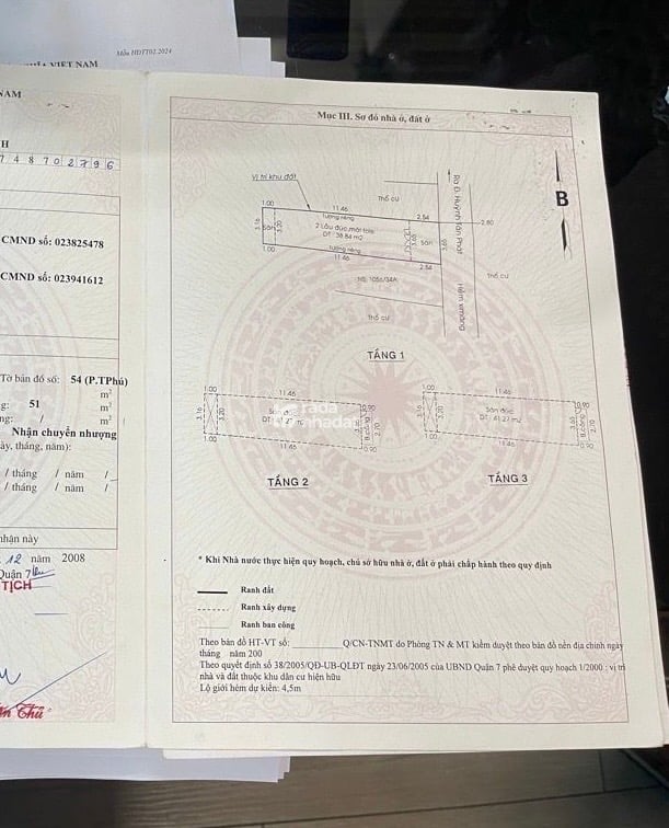 #1056 NHÀ PHỐ ĐẸP 3TẦNG VÀO Ở NGAY HẺM 3M H-T-P-QUẬN 7 -SHR HOÀN CÔNG-NHĨNH 6TỶ TL
