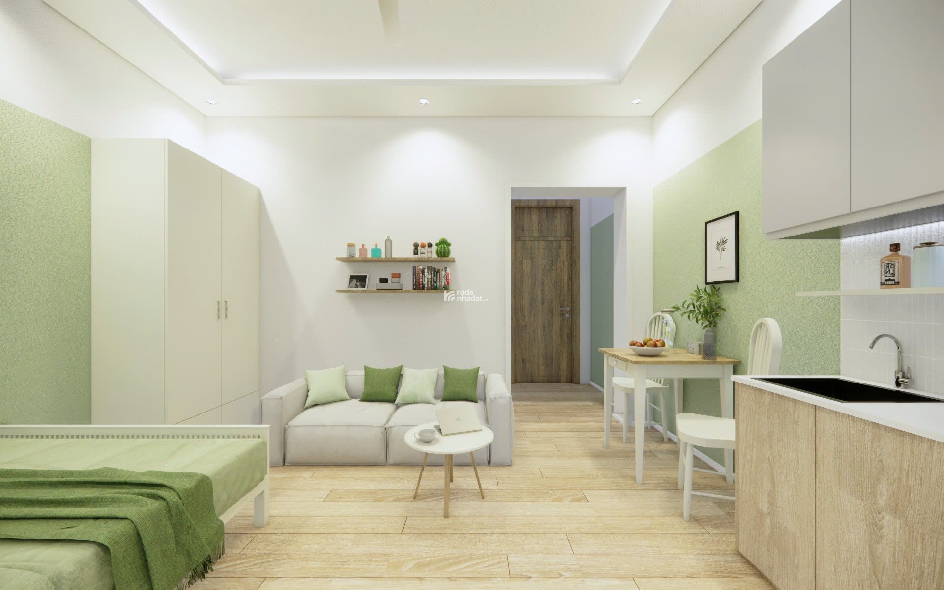 Căn Studio Ban Công - Full NT - Ngay khu chợ Tân Định, Q1 - Gần công viên Lê Văn Tám