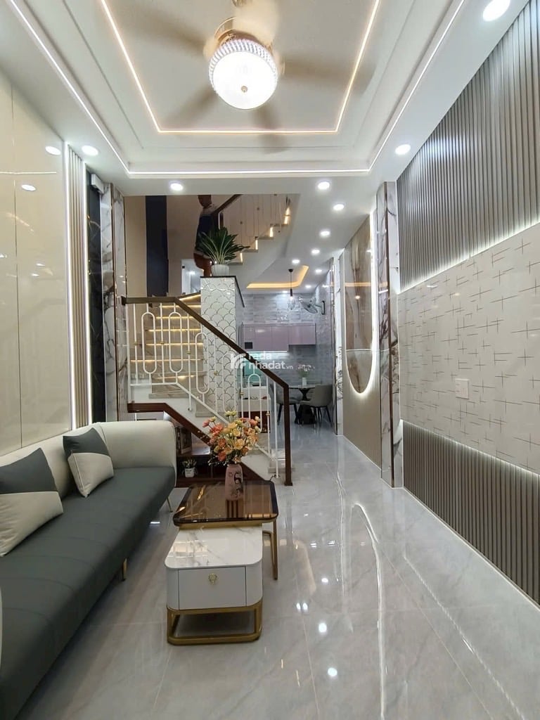 BÁN GẤP NHÀ HẺM XE HƠI -NHÀ MỚI -FULL NỘI THẤT