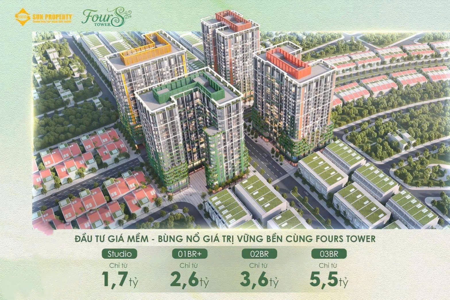 F2 Mai Tower FourS Tower Sun Group. Căn hộ trung tâm Nam Đà Nẵng. Giỏ hàng & CSBH mới nhất