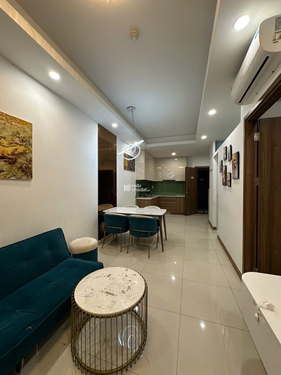 Cho thuê 2PN1WC - 10 triệu/tháng - Tầng 17 hướng Tây - Q7 Riverside