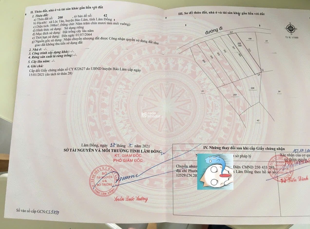 598M2 ĐẤT VIEW HỒ NGỌC SIÊU ĐẸP - PHƯỜNG 2 BẢO LỘC 