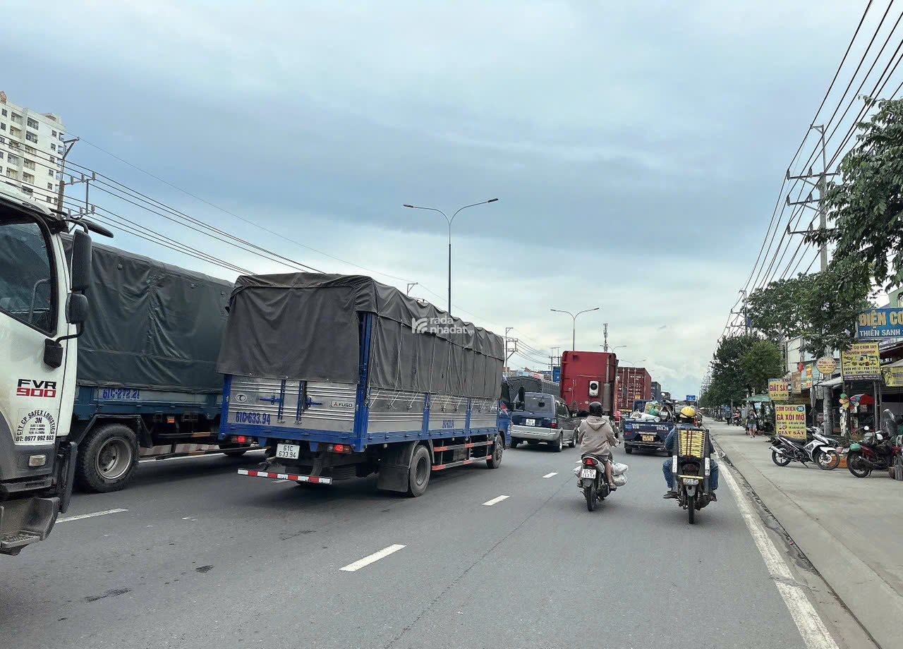 Bán KHO XƯỞNG ngang 17m gần QL 1A 1309m2 4 lầu xe tải đậu TN 1.5 tỷ chỉ 46.5 tỷ