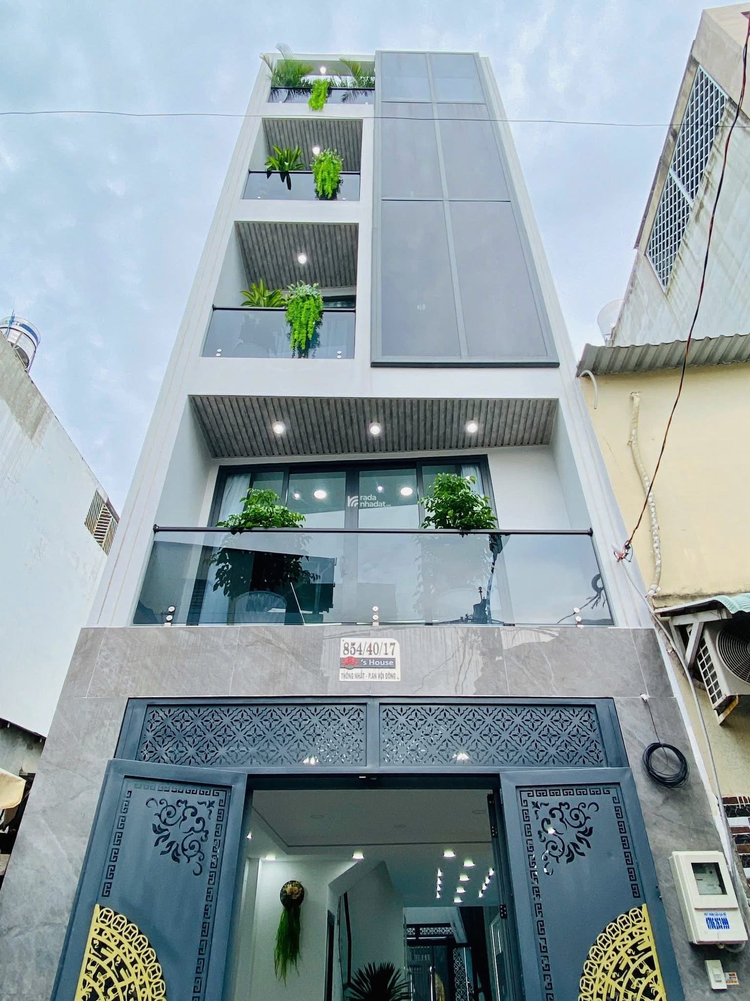 BÁN NHÀ 5 TẦNG CÓ THANG MÁY - Đ.THỐNG NHẤT P15 - NHÀ 2 MẶT HẺM XE HƠI - CHỈ 9.68 TỶ TL