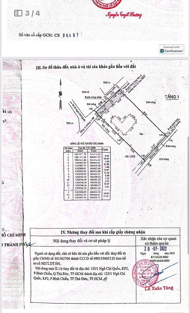 Ngô Chí Quốc Thủ Đức - Nhà C4 - Xây biệt phủ - 960m2(22x43) - đang cho thuê trọ 50tr/th - PCCC đầy 