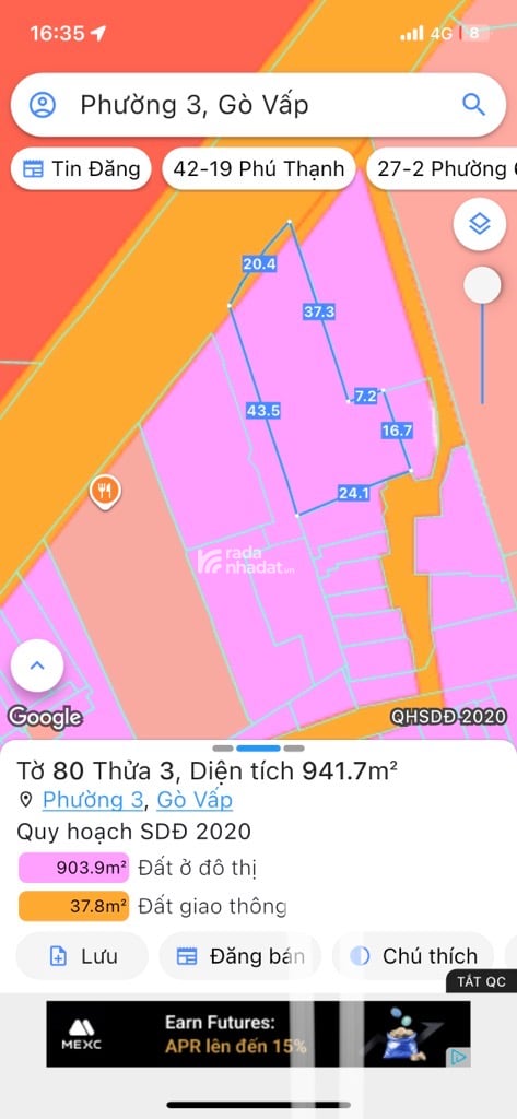 SIÊU HIẾM CÒN SÓT - MT NGUYỄN THÁI SƠN ĐỐI DIỆN BV 175 - GẦN 1000M2 - GIÁ NỬA GIÁ HIỆN TẠI