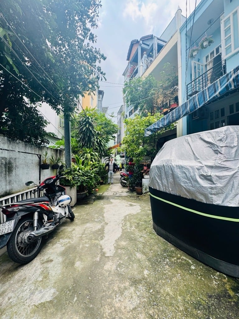 HẺM XE HƠI BÙI ĐÌNH TÚY, BÌNH THẠNH, 80M2 TIỆN XÂY MỚI. GIẢM 350TR CHỈ CÒN 7.6T TL 