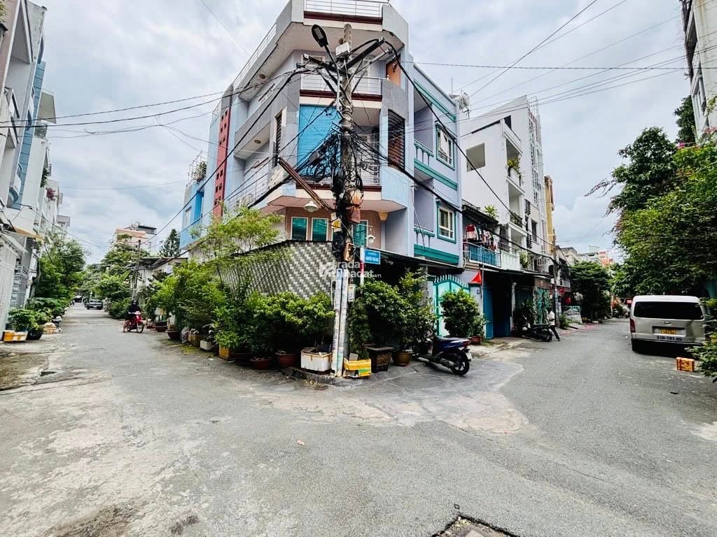 NGAY LUỸ BÁN BÍCH - MẶT TIỀN LÔ GÓC 4 TẦNG - 87M NGANG HƠN 5 - SẴN DÒNG T.IỀN CHỈ 13.X