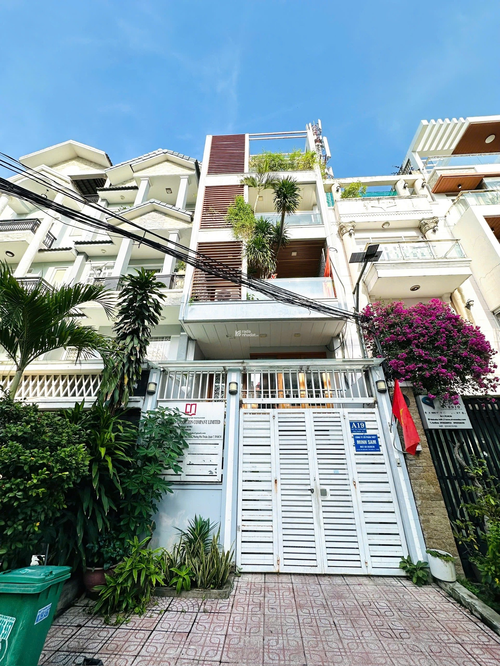 Nhà 5x20m 4 lầu khu dân cư tân thuận nam phường phú thuận Q7