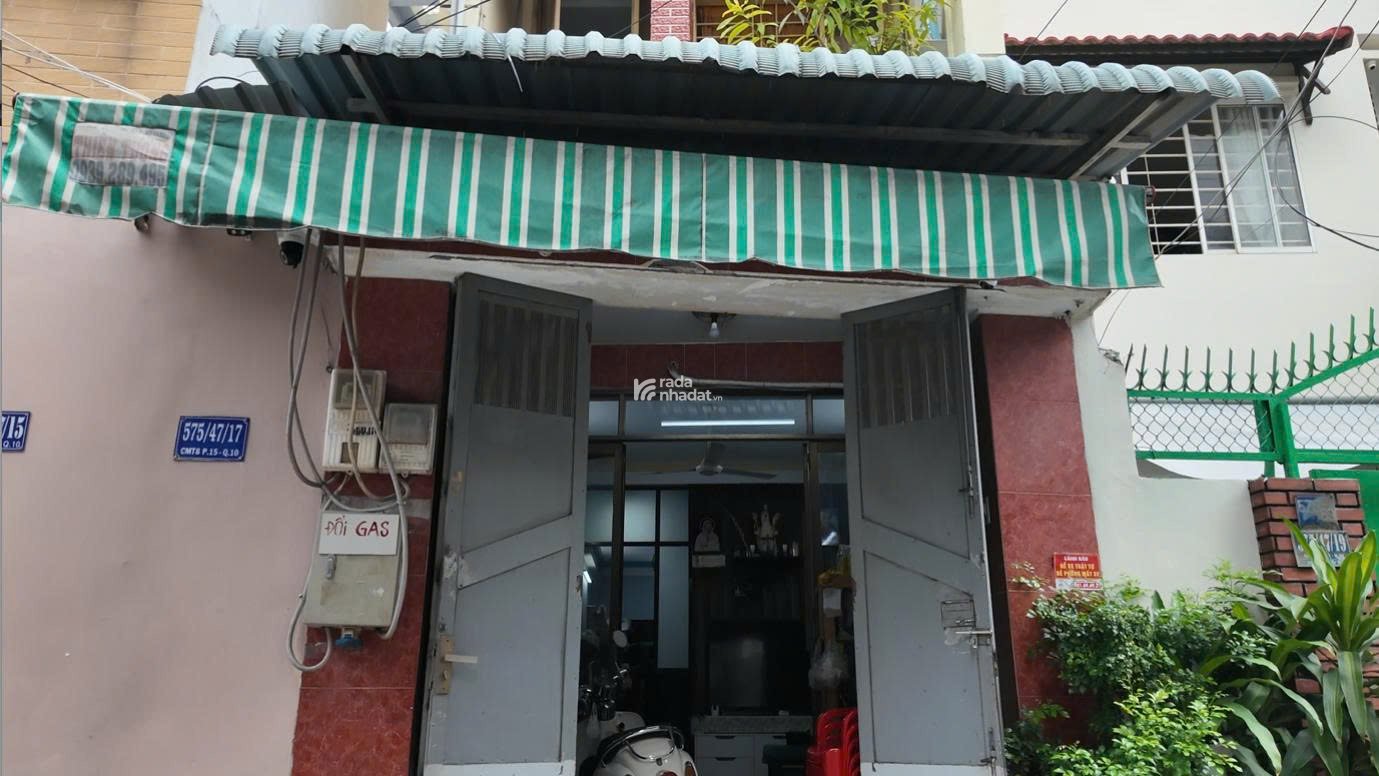 BÁN NHÀ RIÊNG HXH 8M; CMT8, Q.10; CN: 56,1m2, nở hậu 4,05m; 3 TẦNG; GIÁ CHỈ 11 TỶ