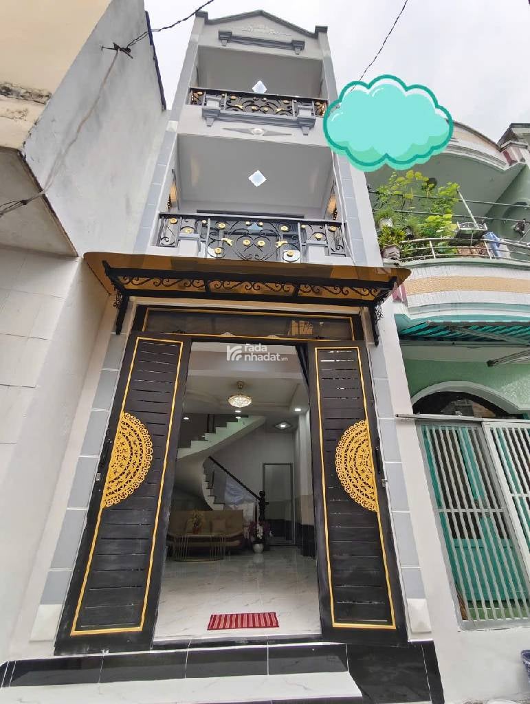 NHÀ ĐẸP 3 TẦNG, 4PN, ĐƯỜNG BÌNH ĐÔNG, P.15, QUẬN 8, 37M2, CHỈ NHỈNH 4T