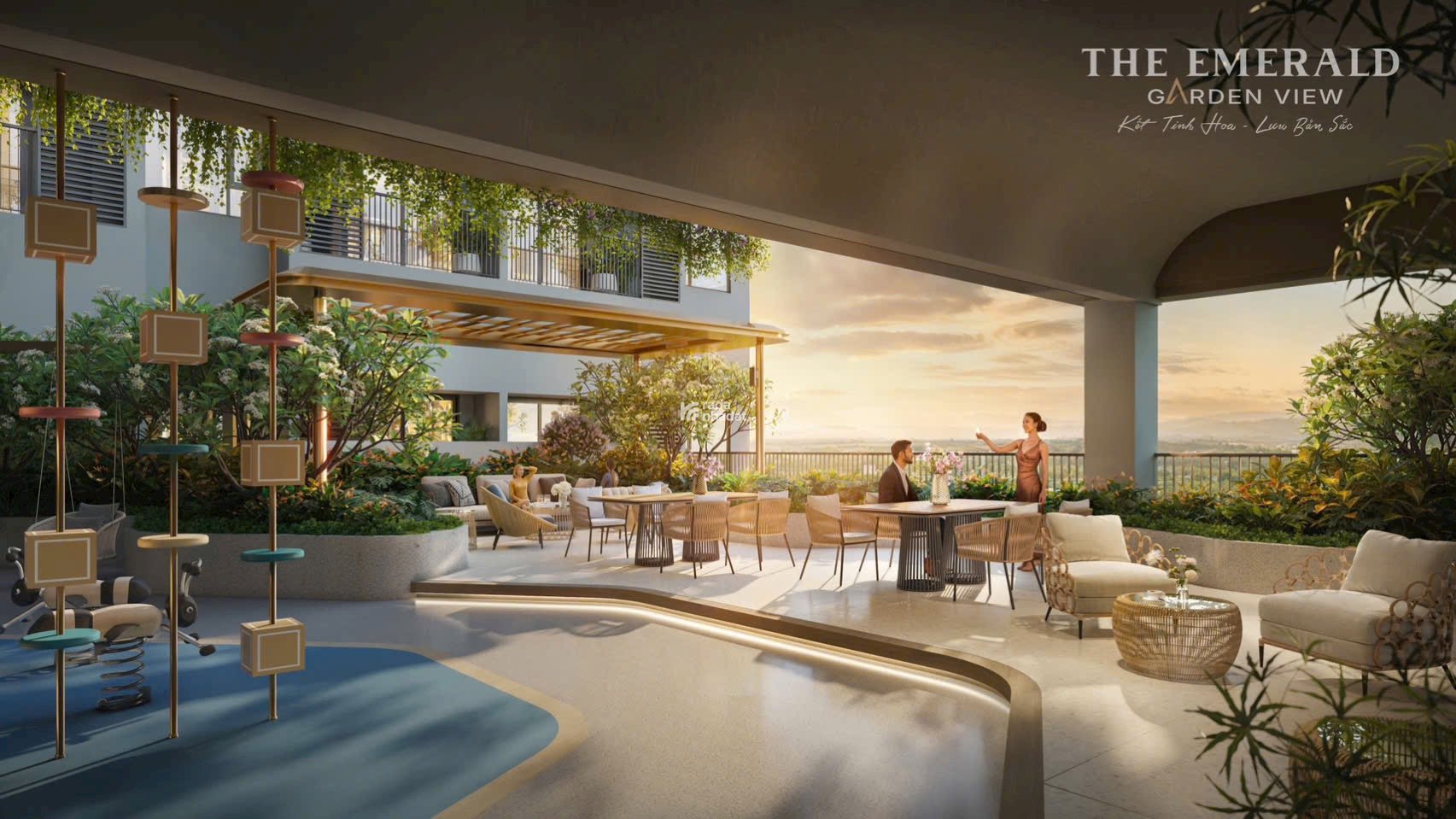  THE EMERALD GARDEN VIEW. CHẠM GIẤC MƠ AN CƯ TỪ 1,39 TỶ NGAY TRÁI TIM THUẬN AN