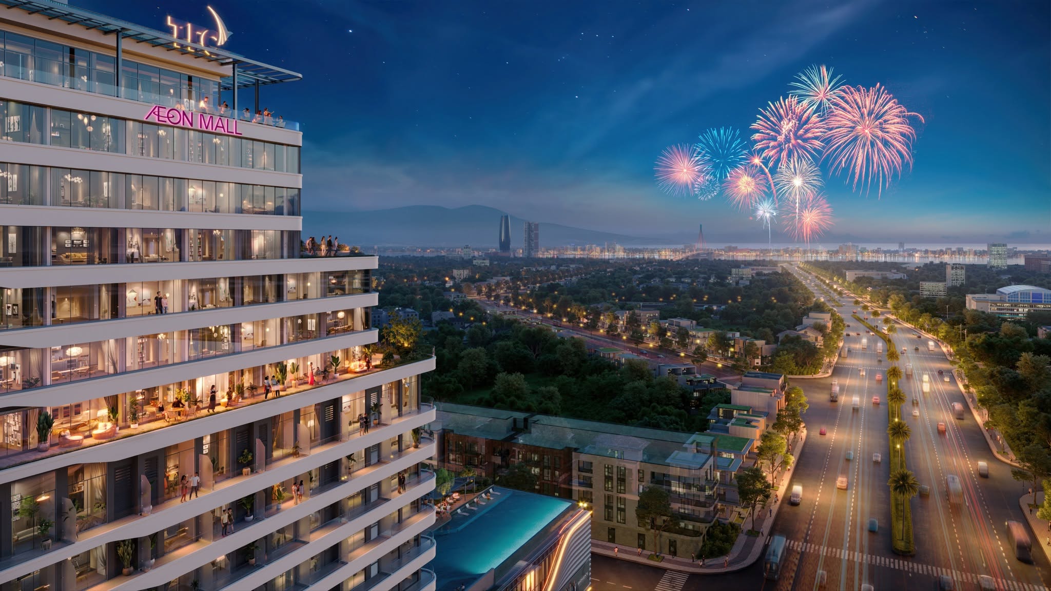 Căn hộ TTC, căn góc 2PN, 61m2, view biển. HTLS 50%, ân hạn gốc lãi 12 tháng