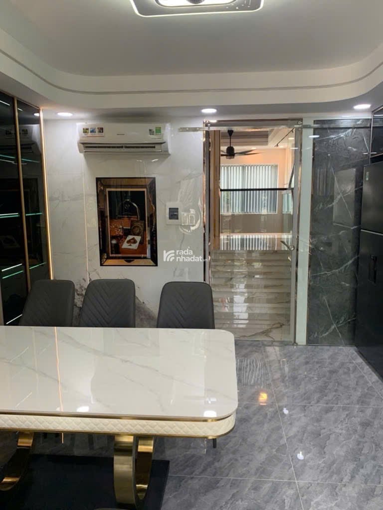 Nhà mới 6 tầng  Hẻm 8m thông 1 trục bờ kè tham lương Phan Huy Ích Gò Vấp 4x16m 14.5 Tỷ