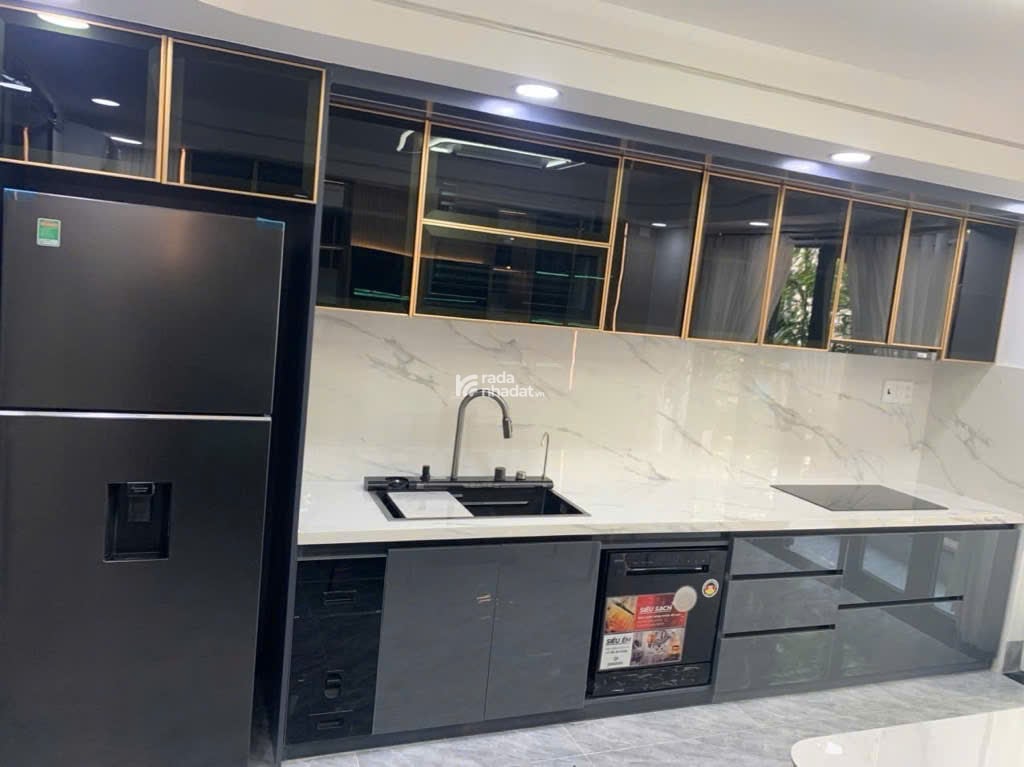 Nhà mới 6 tầng  Hẻm 8m thông 1 trục bờ kè tham lương Phan Huy Ích Gò Vấp 4x16m 14.5 Tỷ