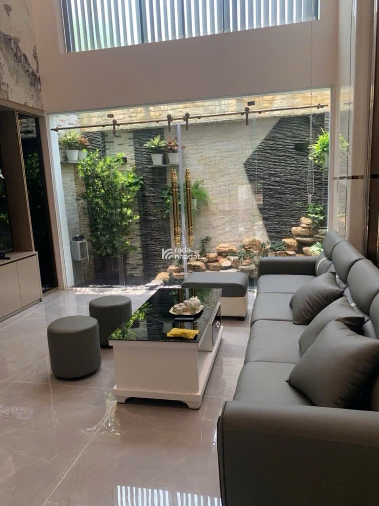 Nhà mới 6 tầng  Hẻm 8m thông 1 trục bờ kè tham lương Phan Huy Ích Gò Vấp 4x16m 14.5 Tỷ