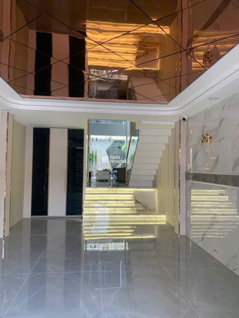 Nhà mới 6 tầng  Hẻm 8m thông 1 trục bờ kè tham lương Phan Huy Ích Gò Vấp 4x16m 14.5 Tỷ