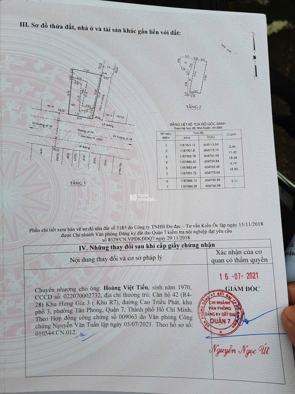 Cần bán góc 2 mặt tiền đường 79 phường Tân Quy, Quận 7. DT 10x20m