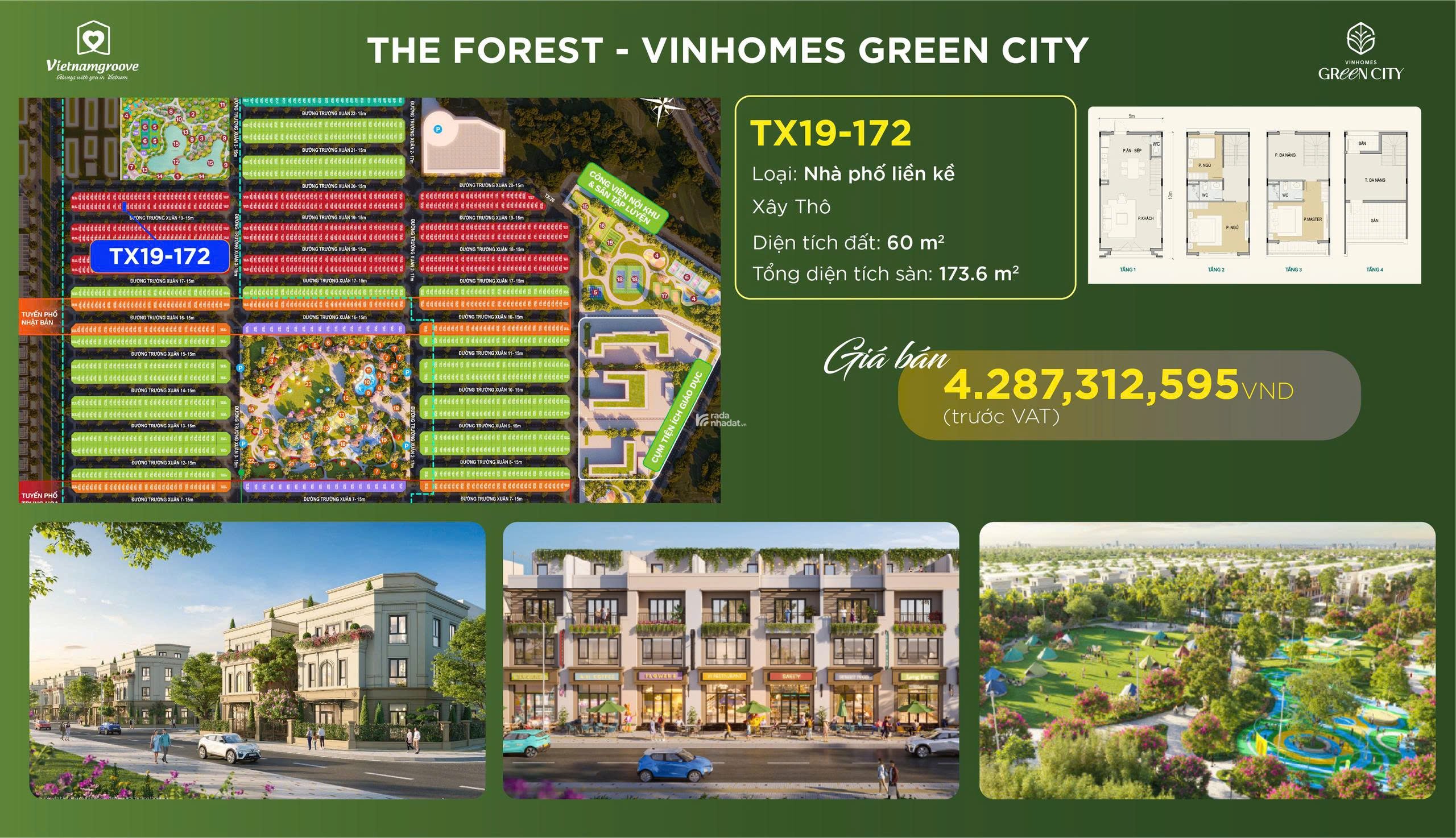 Mở Bán Căn Độc Quyền, Vị Trí Đẹp Phân Khu Hương 80% Tiên Ich Nôi Khu The Forest