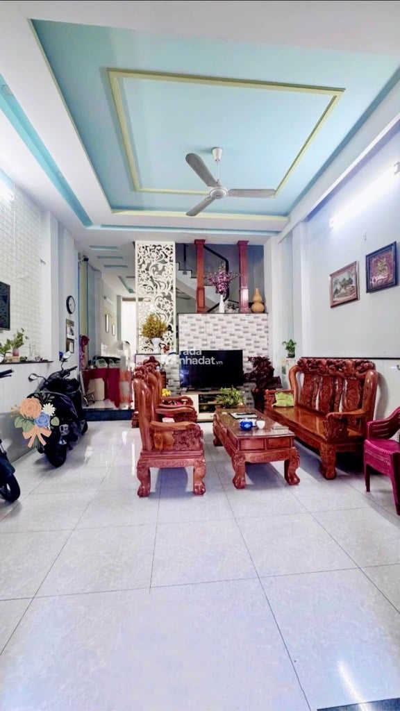 NHÀ HẺM 9M PHƯỜNG BÌNH HƯNG HÒA A  BÌNH TÂN 73M2,4 TẦNG  CHỈ  6TY 3