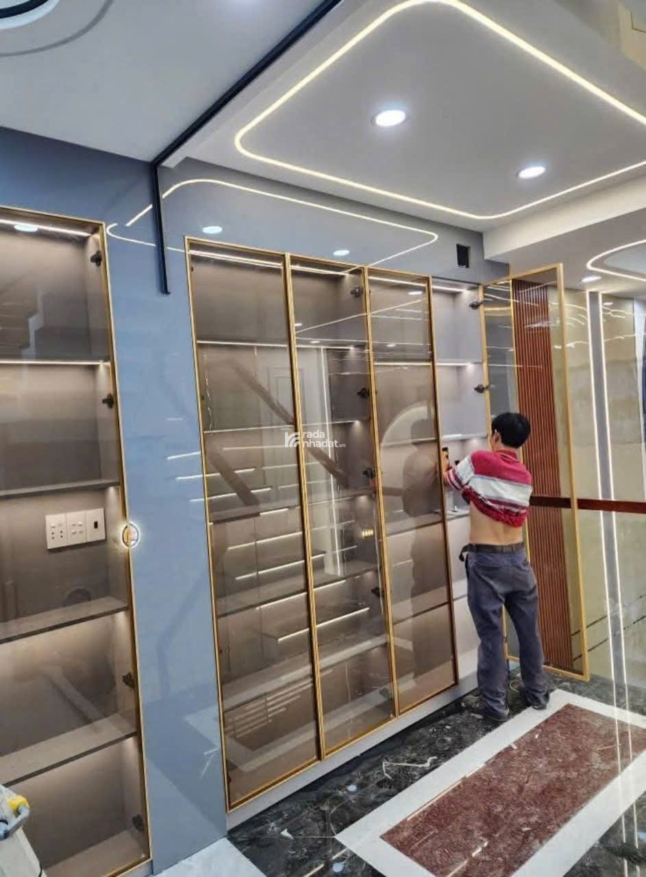 Hương Lộ 2, Bình Tân, Nhà Mới Xây Đẹp 5 Tầng BTCT, 50m2 (4,2x12) Hẻm Ôtô 5m, Giáp Quận Trung Tâm